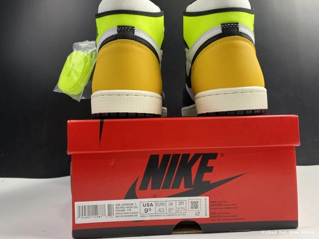 Kicked Out Shoe Store JORDAN 1 555088-118 GOLD' OG AIR HIGH 'VOLT RETRO 0818